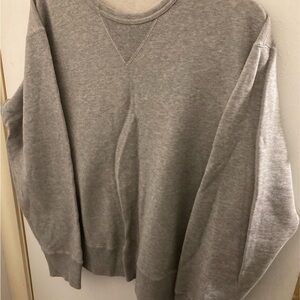 J. Crew Men's Light Gray Crewneck Sweater